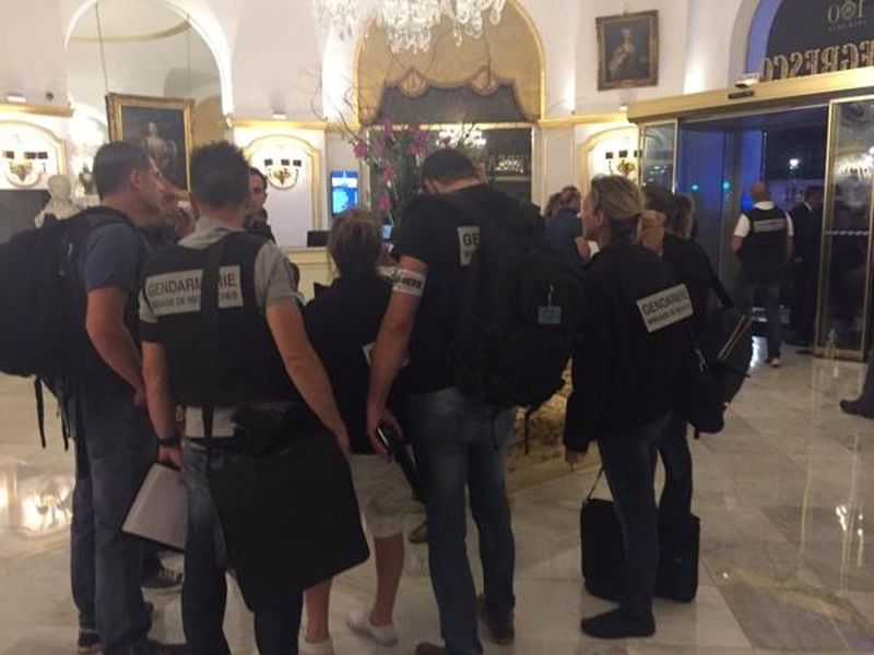 Receptia hotelului Negresco a devenit spital ambulant