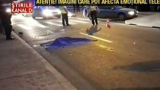 Scena cutremuratoare pe o sosea din Mures. Un tir a lovit o fata care traversa pe trecerea de pietoni: "Are capul zdrobit"