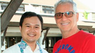 Bujor Sion (dreapta), sotul Ioanei Pavelescu