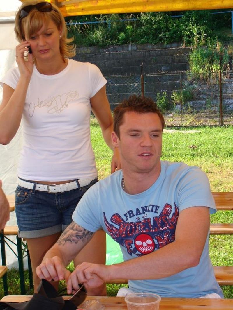 Handbalista a fost logodita cu fotbalistul Cristi Bud