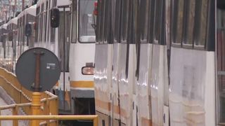 Circulatia tramvaielor 40 si 56 este blocata pe Bulevardul Basarabia in urma unui accident rutier