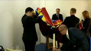 Slujba religioasa, la o capela din Elvetia, pentru Regina Ana! Fiicele ei, in doliu, ii stau la capatai! Regele nu a fost prezent nici la aceasta ceremonie