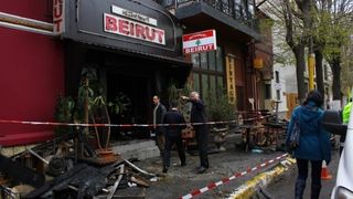 Restaurantul Beirut a fost mistuit de flacari in aprilie 2014