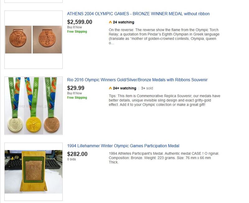 Majoritatea medaliilor de pe eBay sunt replici, insa nu toate
