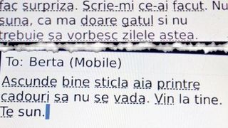 Mesajul trimis de Madalina Manole prietenei sale, prin care ii cerea Furadan