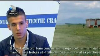 Este in ultimul an la liceu si povesteste calm cum au omorat doi traficanti pentru droguri: Am vrut sa ii aruncam in lac, dar pana la urma le-am dat foc cu masina cu tot