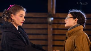 Maia Morgenstern joaca alaturi de fiica ei, Cabiria, pe scena Teatrului Evreiesc