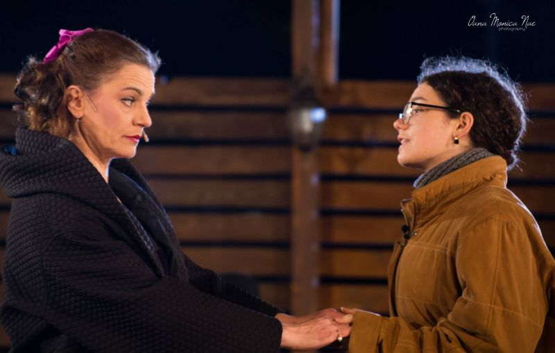 Maia Morgenstern joaca alaturi de fiica ei, Cabiria, pe scena Teatrului Evreiesc