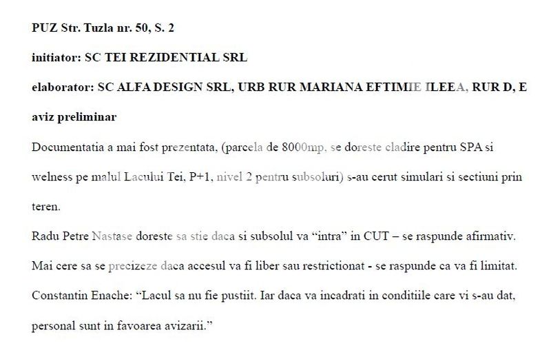 Ordinul Arhitectilor a dat aviz favorabil