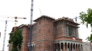 Cum arata acum Catedrala Mantuirii Neamului! Pe santier se lucreaza in trei schimburi