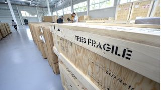 Primele imagini cu laserul de la Magurele. Componentele au fost aduse in Romania