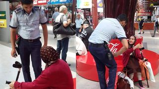 Gestul superb facut de acest politist pentru o batrana din Gara de Nord. A ajutat-o cu bagajele si a avut grija ca ea sa se intalneasca cu cine dorea