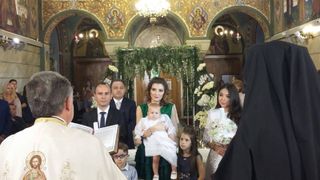 Moment important in viata lui Marian Vanghelie. Fostul primar al Sectorului 5 si-a crestinat fetita. Primele imagini de la eveniment