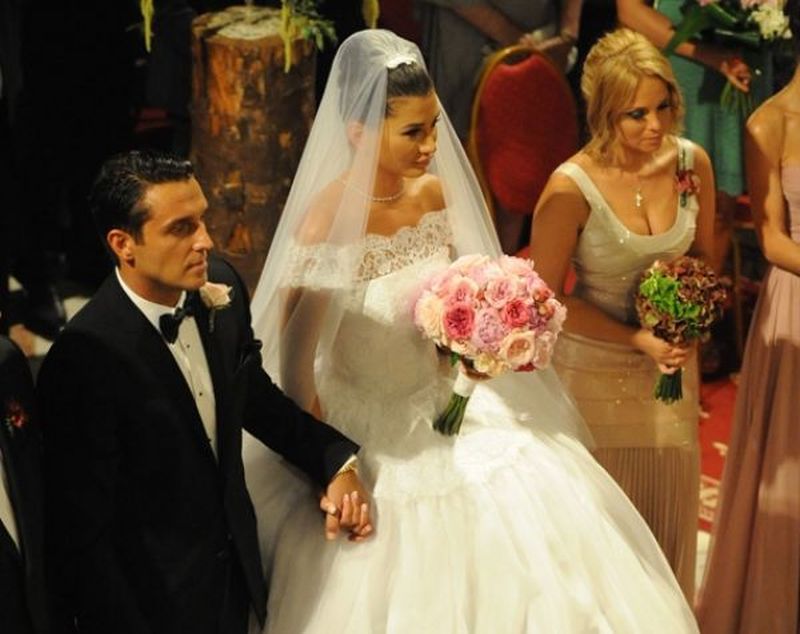 Elena Basescu si Bogdan Ionescu, la cununia religioasa din 2012