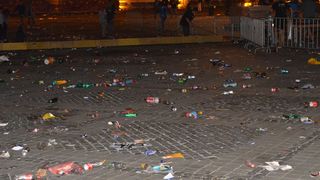 Asa arata Piata Mare din Sibiu, dupa concert