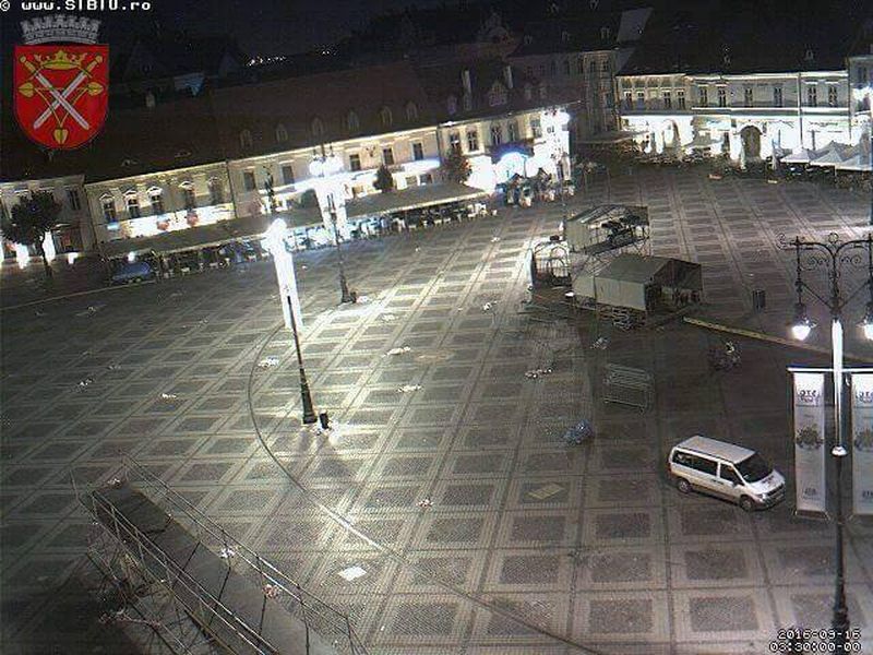 Si asa arata dupa cateva ore de la incheierea galei