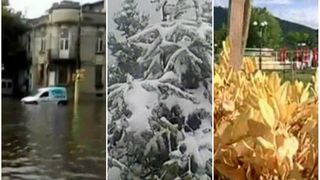 Locuitorii din Neamt au avut parte de trei anotimpuri in aceeasi saptamana. Dupa ploi torentiale, in zonele de munte iarna si-a intrat in drepturi. Astazi insa, a fost primavara