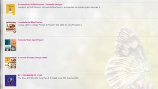 Creatiile lui Ioan Gyuri Pascu pe site-ul editurii patronate de fosta nevasta