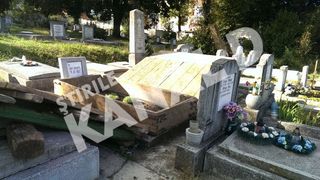 Locul de veci al lui Gyuri Pascu, langa cel al surorii sale