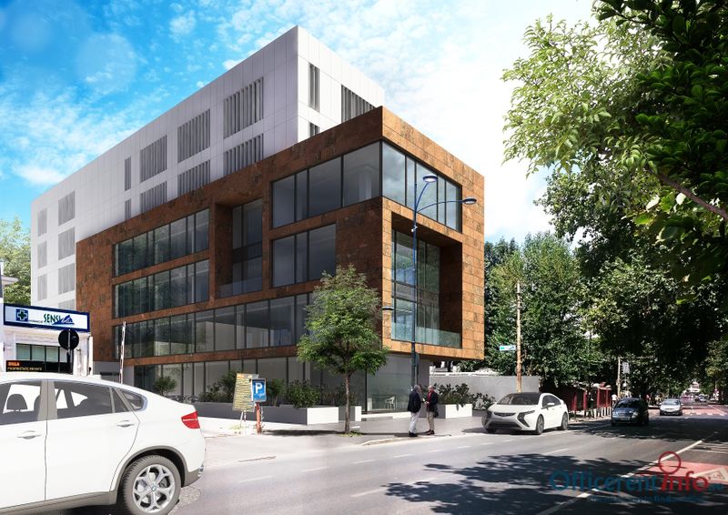 Asa va arata cladirea de birouri din Dorobanti, proiect la care a luat parte si Andrei Hrebenciuc