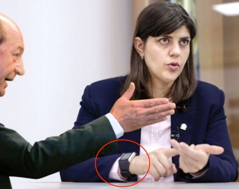 Codruta Kovesi poarta frecvent ceasul proiectat pentru armata SUA