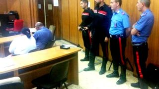 Imagine din sala de judecata