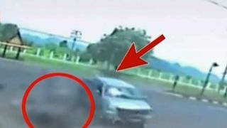 Filmarea care a devenit virala pe internet. Aparitie extrem de ciudata dupa un accident mortal