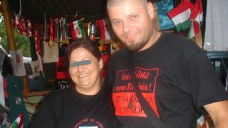 Csibi Barna, extremistul care l-a "spanzurat" pe Avram Iancu, s-a insurat! Viktoria participa si ea la manifestari radicale