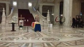 Incident la slujba de inmormantare a lui Radu Campeanu