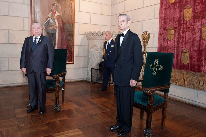 In noiembrie 2014, alaturi de Lech Walesa