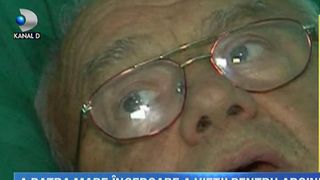 Alexandru Arsinel are de trecut prin inca o incercare: A patra operatie pe coloana. Marele actor a ajuns iar pe masa de operatii