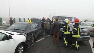 Directorul adjunct al Directiei Rutiere, despre carambolul de pe Autostrada Soarelui: Din primele cercetari se pare ca sunt doua accidente distincte