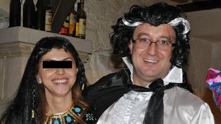 Sorin Blejnar si sotia lui, Andreea