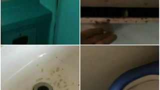 Scena revoltatoare! Iata cum se face curatenie in trenuri. Nu e de mirare ca e un focar de infectie!