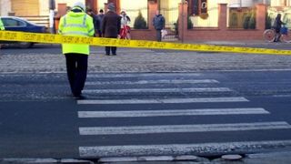 VIDEO: Un elev a fost lovit in plin pe trecerea de pietoni de catre o soferita