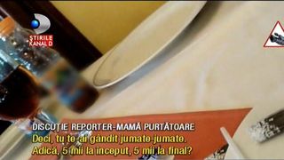 Reportaj filmat cu camera ascunsa. Platite cu zeci de mii de euro ca sa poarte in pantece bebelusul unui necunoscut. In Romania, femeile raman gravide pe bani grei