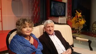 Diana Lupescu si Mircea Diaconu, in urma cu cateva zile, la o emsiune TV