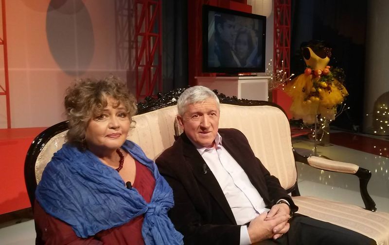 Diana Lupescu si Mircea Diaconu, in urma cu cateva zile, la o emsiune TV