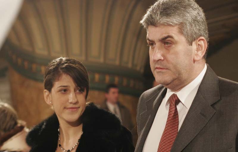 Gabriel Tudor si fiica lui, Ana-Maria