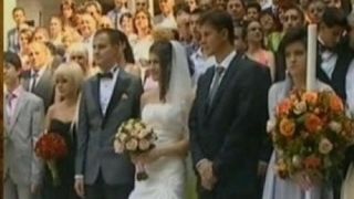 Imagine de la nunta fiicei lui Gabriel Oprea cu fiul lui Danut Tudor