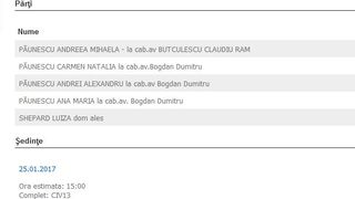 Luiza Shepard este acum parte in proces