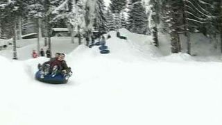 Turistii din Maramures au uitat de schiuri si s-au distrat intr-un mod inedit! Iata despre ce e vorba