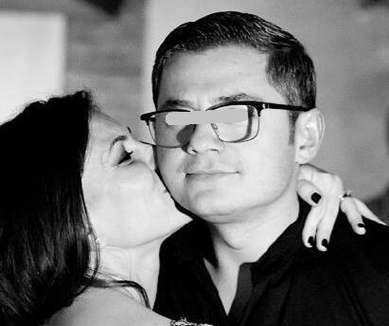 Ilinca, intr-un moment de tandrete cu Mircea Oprescu