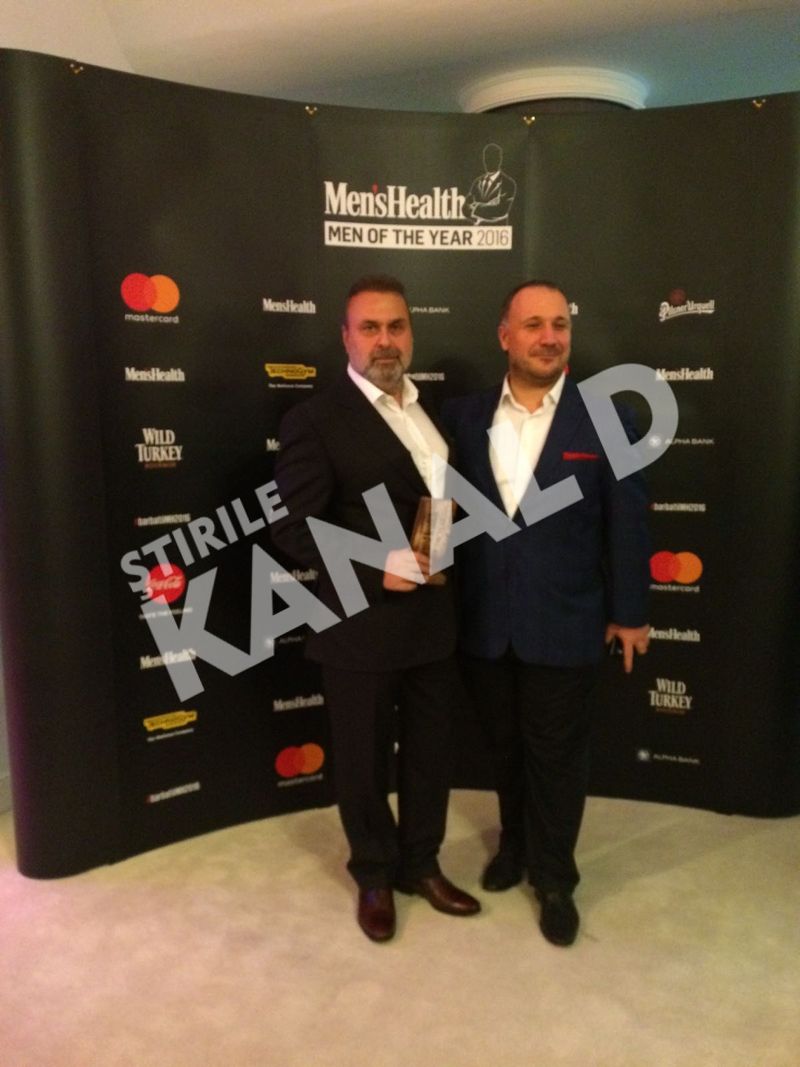 Presedintele Kanal D, dl. Haluk Kurcer impreuna cu dl. Ugur Yesil, general managerul aceluiasi post de televiziune