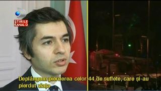 Ambasada Turciei la Bucuresti transmite un mesaj de solidaritate impotriva atacurilor teroriste