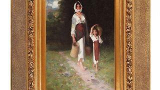 Cel mai scump cadou de Craciun pe care si l-a facut un roman! A dat 320.000 euro pe un tablou de Grigorescu! Este recordul absolut pentru piata romaneasca