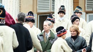 Anii trecuti, Regele Mihai era cel care primea colindatorii la Savarsin