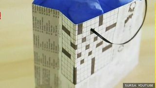 Ziarul care se transforma in punga de cadou. Vreti sa fiti originali de Revelion? Iata ce cadou de suflet le puteti face celor dragi