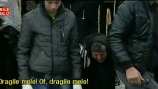 Mama si fiica ucise cu salbaticie chiar in ziua de Craciun au fost conduse astazi pe ultimul drum. Momente sfasietoare pentru rude