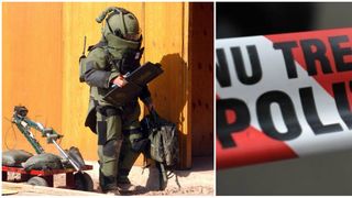 Alerta cu bomba in Piata Amzei din Capitala a fost falsa! Bagajele suspecte contineau "obiecte personale"